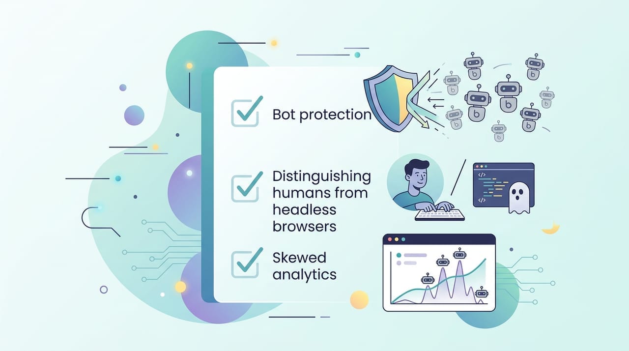 A Checklist for Builders: Beyond the Demo
If you are evaluating or building an AI support agent, do not stop at the demo. Ask these questions before you go live:
Is my widget protected against low-frequency bot traffic?
How does my system distinguish between a human and a headless browser?
Are my analytics currently being skewed by automated sessions?
